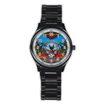 Grateful Dead Wallpapers Stainless Steel Round Watch Front