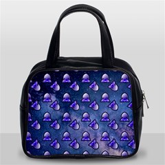 Kawaii Space Rocket Pattern Classic Handbag (two Sides) by snowwhitegirl