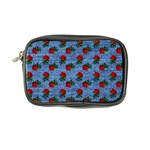 Blue Denim And Roses Coin Purse Front