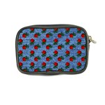 Blue Denim And Roses Coin Purse Back