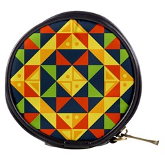 Background Geometric Color Plaid Mini Makeup Bag by Mariart