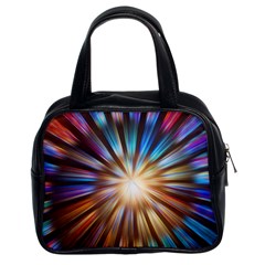 Background Spiral Abstract Classic Handbag (two Sides) by HermanTelo