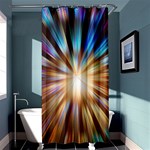 Background Spiral Abstract Shower Curtain 36  x 72  (Stall)  Curtain(36 X72 ) - 33.26 x66.24  Curtain(36 X72 )