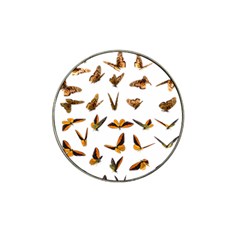 Butterflies Insect Swarm Hat Clip Ball Marker by HermanTelo