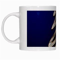 Christmas Tree Grey Blue White Mugs by HermanTelo