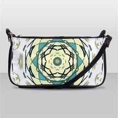 Circle Vector Background Abstract Shoulder Clutch Bag by HermanTelo