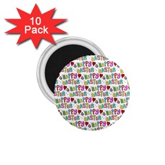 Holidays Happy Easter 1 75  Magnets (10 Pack)  by HermanTelo