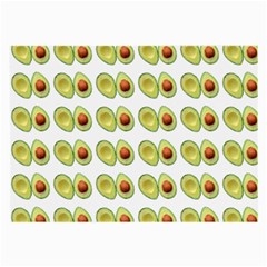 Pattern Avocado Green Fruit Large Glasses Cloth by HermanTelo