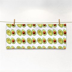 Pattern Avocado Green Fruit Hand Towel by HermanTelo