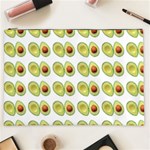 Pattern Avocado Green Fruit Cosmetic Bag (XXL) Front