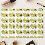 Pattern Avocado Green Fruit Cosmetic Bag (XXL) Back