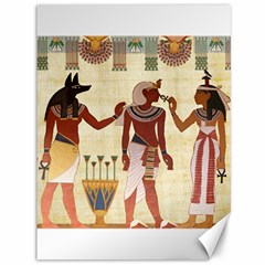 Egyptian Design Man Woman Priest Canvas 36  X 48  by Sapixe