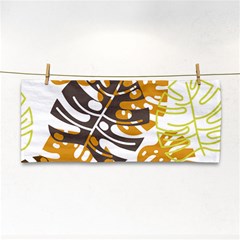 Pattern Leaves Hand Towel by HermanTelo