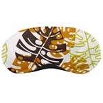 Pattern Leaves Sleeping Mask Front