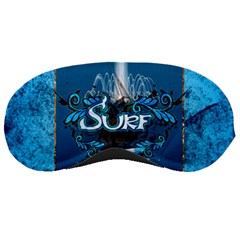 Sport, Surfboard With Water Drops Sleeping Mask by FantasyWorld7