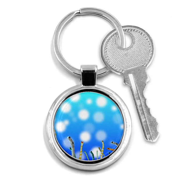 Sea Underwater Life Fish Key Chain (Round)