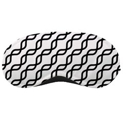 Diagonal Stripe Pattern Sleeping Mask by Sapixe