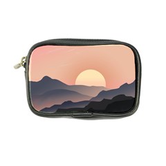 Sunset Sky Sun Graphics Coin Purse by HermanTelo