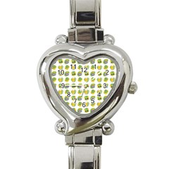 St Patricks Day Background Symbols Heart Italian Charm Watch by HermanTelo