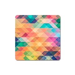 Texture Triangle Square Magnet by HermanTelo