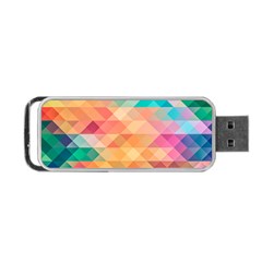 Texture Triangle Portable Usb Flash (one Side) by HermanTelo