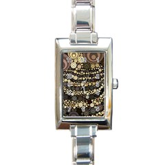 Vintage Style Rectangle Italian Charm Watch by HermanTelo