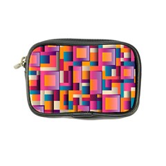 Abstract Background Geometry Blocks Coin Purse by Bajindul