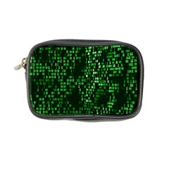 Abstract Plaid Green Coin Purse by Bajindul