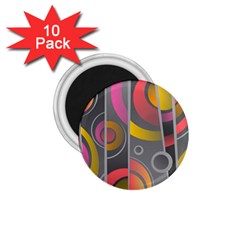 Abstract Colorful Background Grey 1 75  Magnets (10 Pack)  by Bajindul