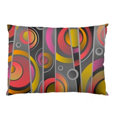 Abstract Colorful Background Grey Pillow Case by Bajindul