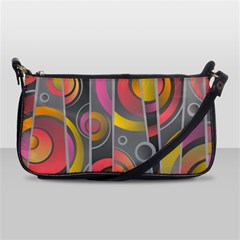 Abstract Colorful Background Grey Shoulder Clutch Bag by Bajindul