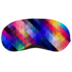 Abstract Background Colorful Pattern Sleeping Mask by Bajindul