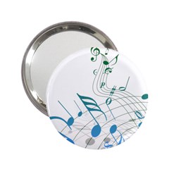 Music Notes 2 25  Handbag Mirrors by Bajindul