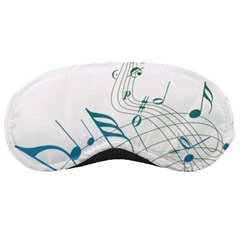 Music Notes Sleeping Mask by Bajindul