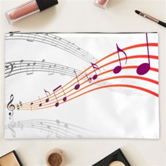 Music Notes Clef Sound Cosmetic Bag (xxl) by Bajindul