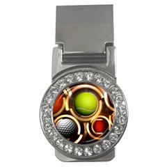 Sport Ball Tennis Golf Football Money Clips (cz)  by Bajindul