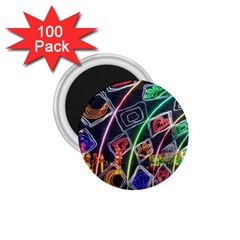 Dragon Lights 1 75  Magnets (100 Pack)  by Riverwoman