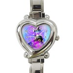 Ski Boot Ski Boots Skiing Activity Heart Italian Charm Watch Front