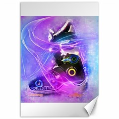 Ski Boot Ski Boots Skiing Activity Canvas 12  X 18  by Pakrebo