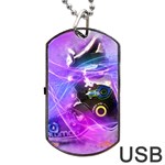 Ski Boot Ski Boots Skiing Activity Dog Tag USB Flash (Two Sides) Back