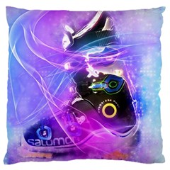 Ski Boot Ski Boots Skiing Activity Large Cushion Case (two Sides) by Pakrebo