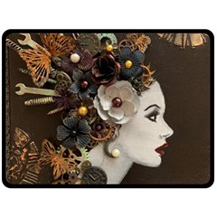 Mechanical Beauty  Fleece Blanket (large)  by CKArtCreations