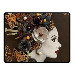 Mechanical Beauty  Fleece Blanket (small) by CKArtCreations