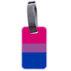 Bisexual Pride Flag Bi Lgbtq Flag Luggage Tag (two Sides) by lgbtnation