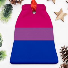 Bisexual Pride Flag Bi Lgbtq Flag Bell Ornament (two Sides) by lgbtnation