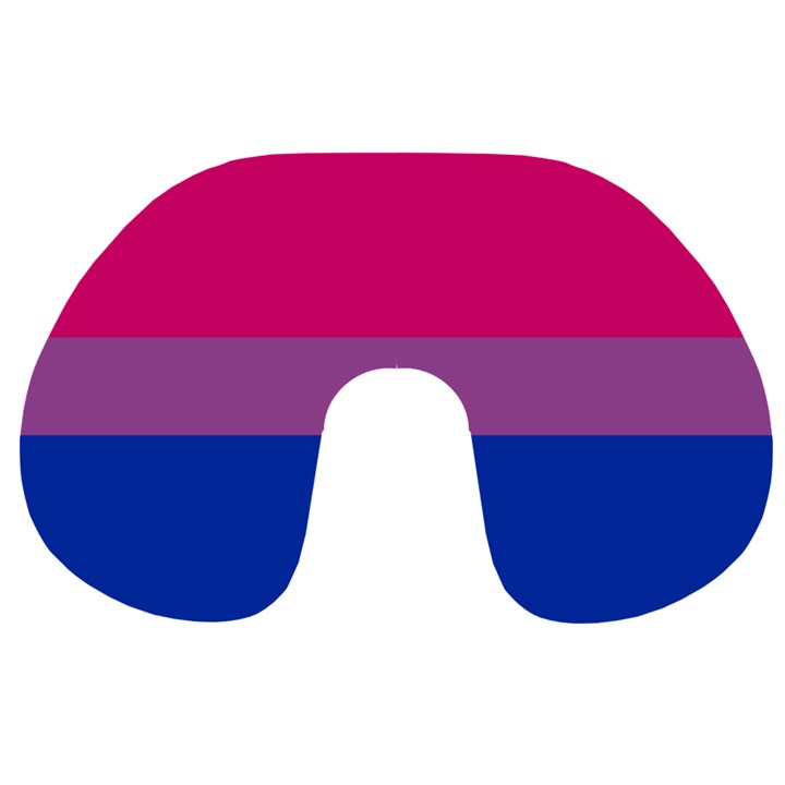 Bisexual Pride Flag Bi LGBTQ Flag Travel Neck Pillow