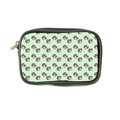 Kawaii Dougnut Green Pattern Coin Purse by snowwhitegirl