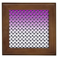 Forest Girl Gradient Purple Framed Tiles by snowwhitegirl