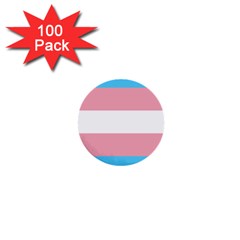 Transgender Pride Flag 1  Mini Buttons (100 Pack)  by lgbtnation