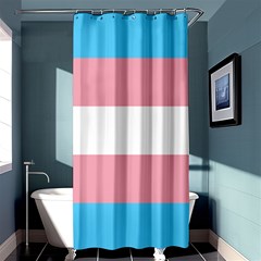 Transgender Pride Flag Shower Curtain 36  X 72  (stall)  by lgbtnation